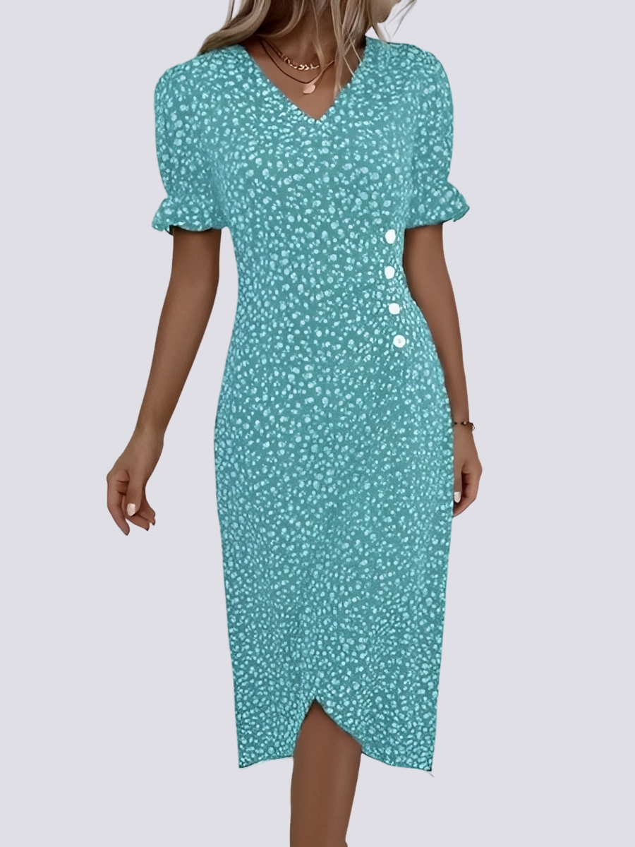 Fannie - Elegantes Kleid mit Blumenmuster für Damen