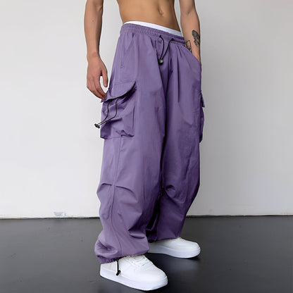 Kaleb - Pantalon cargo baggy à la mode pour hommes