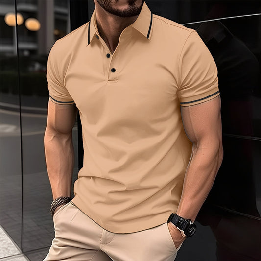 Mervyn - Bequemes, kurzärmeliges Herren-Sport-Poloshirt