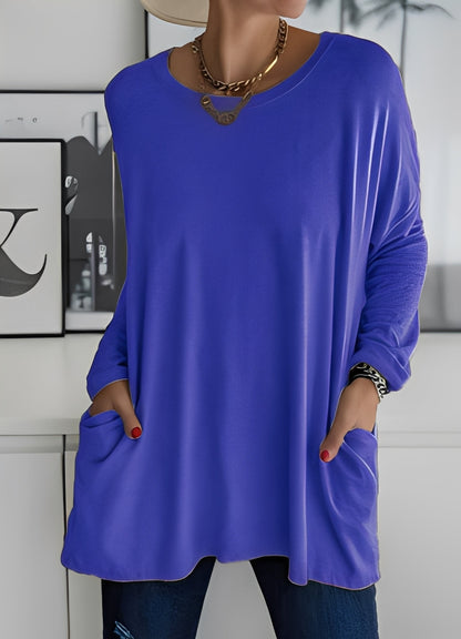 Shanene - Pulover damă cu design simplu și lejer