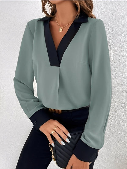Katheryn - Leichte, bequeme Damenbluse mit weitem Schnitt