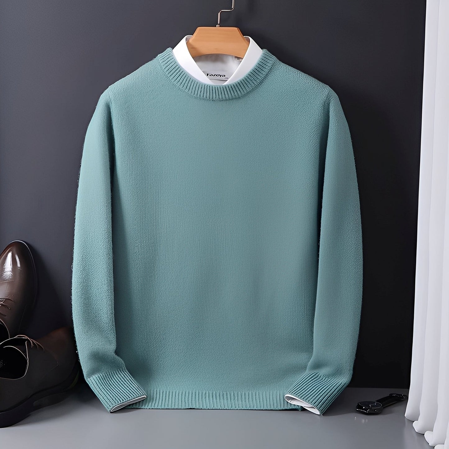 Esmund - Cozy, loose-fitting cashmere sweater for men