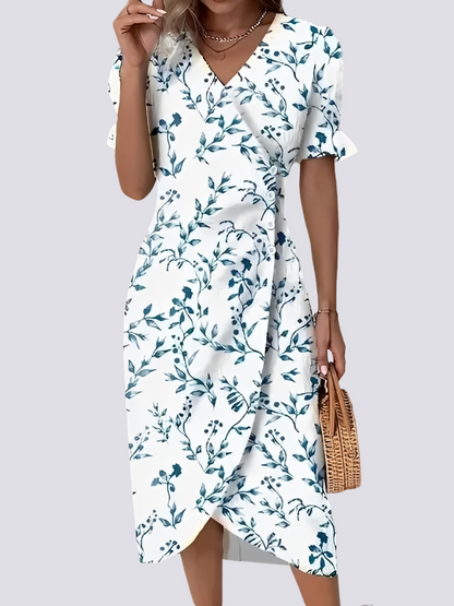 Fannie - Elegantes Kleid mit Blumenmuster für Damen