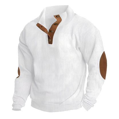 Clark - Pohodlný, ležérní manšestrový svetr pro muže