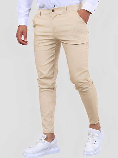 Shelton - Pantalon homme confortable et extensible avec coupe slim