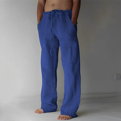 Martin - Wygodne i przewiewne lniane spodnie męskie