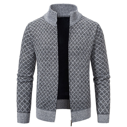 Gerald - Schicke Herren-Karojacke mit Reißverschluss
