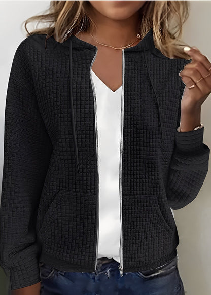 Katherine - Stylish cardigan with hood and pockets for women