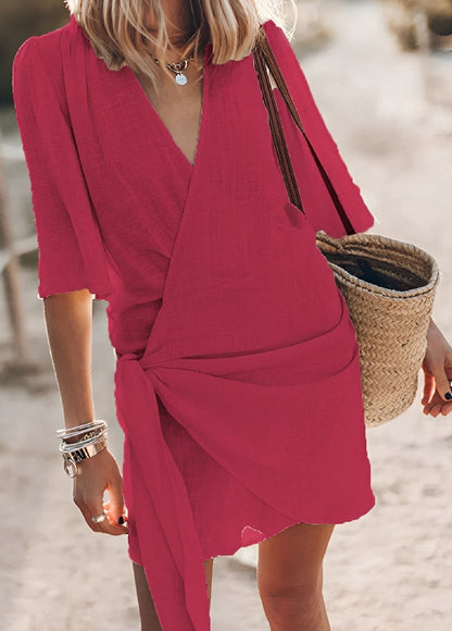 Allie - Legeres Wickelkleid mit V-Ausschnitt für Damen