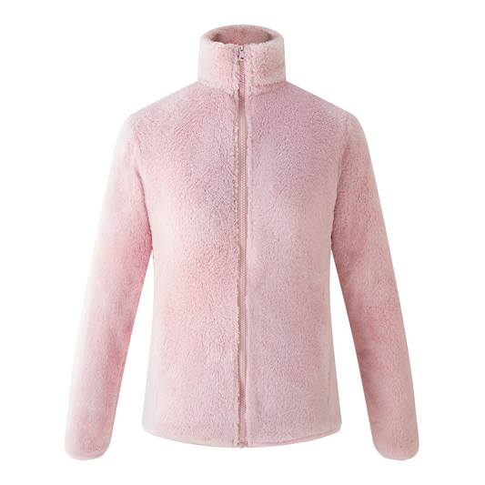 Alexis - Gilet polaire à la mode avec fermeture éclair pour femmes