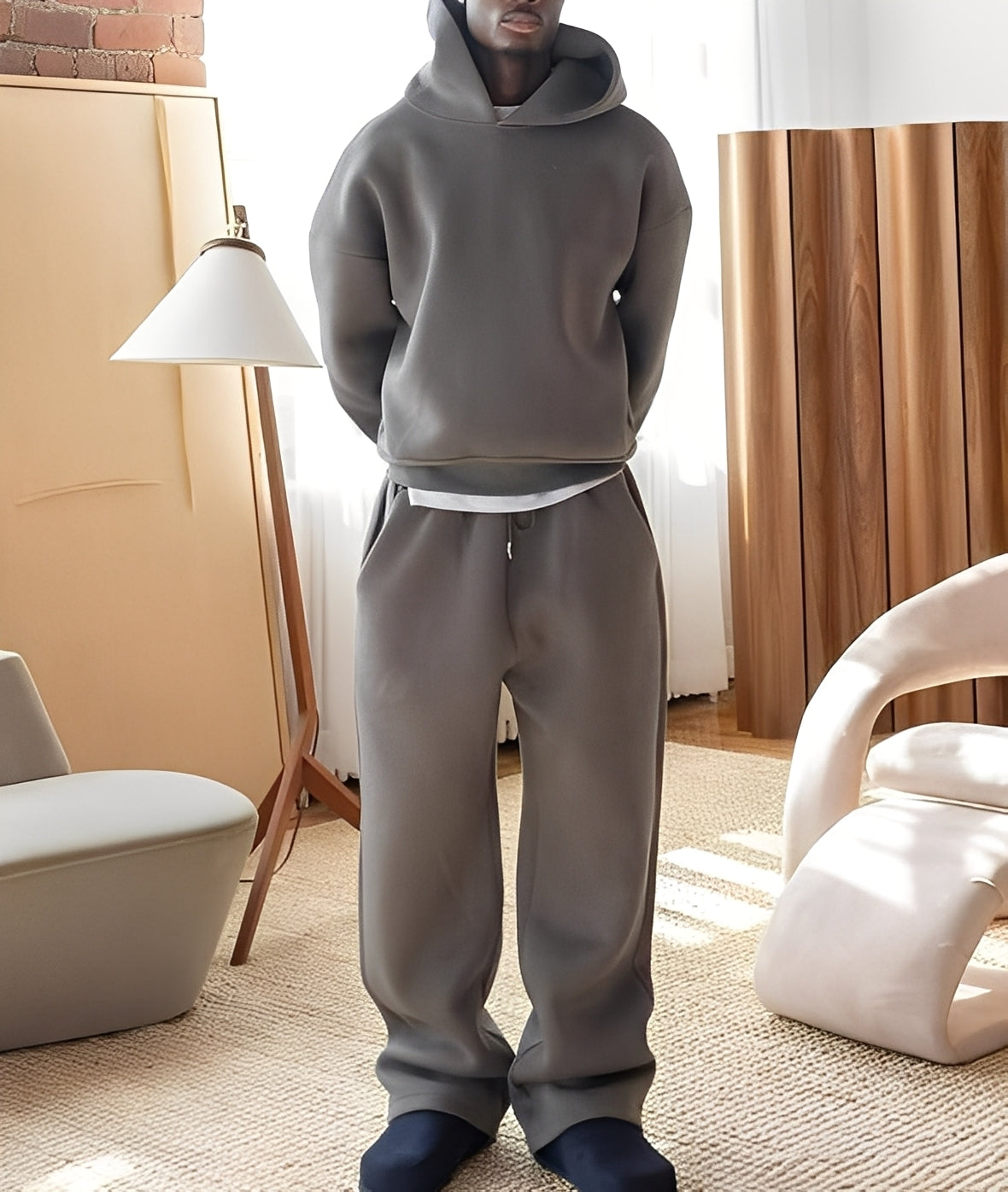 Marco - Set felpa oversize casual per uomo