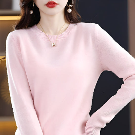 Julia - Modischer, eng geschnittener Damen-Pullover aus Wolle