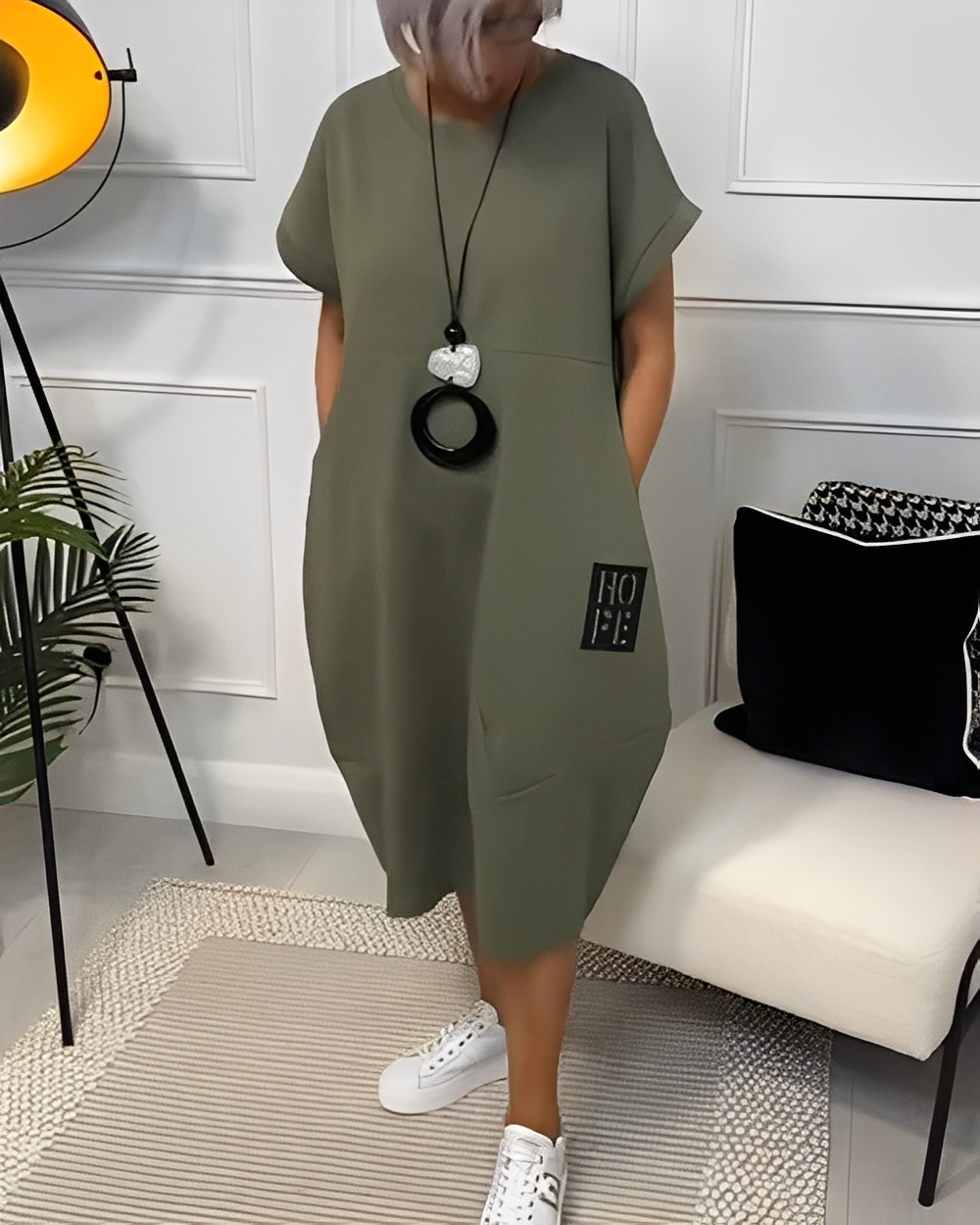 Estelle - Einfaches, entspanntes Kleid für Damen