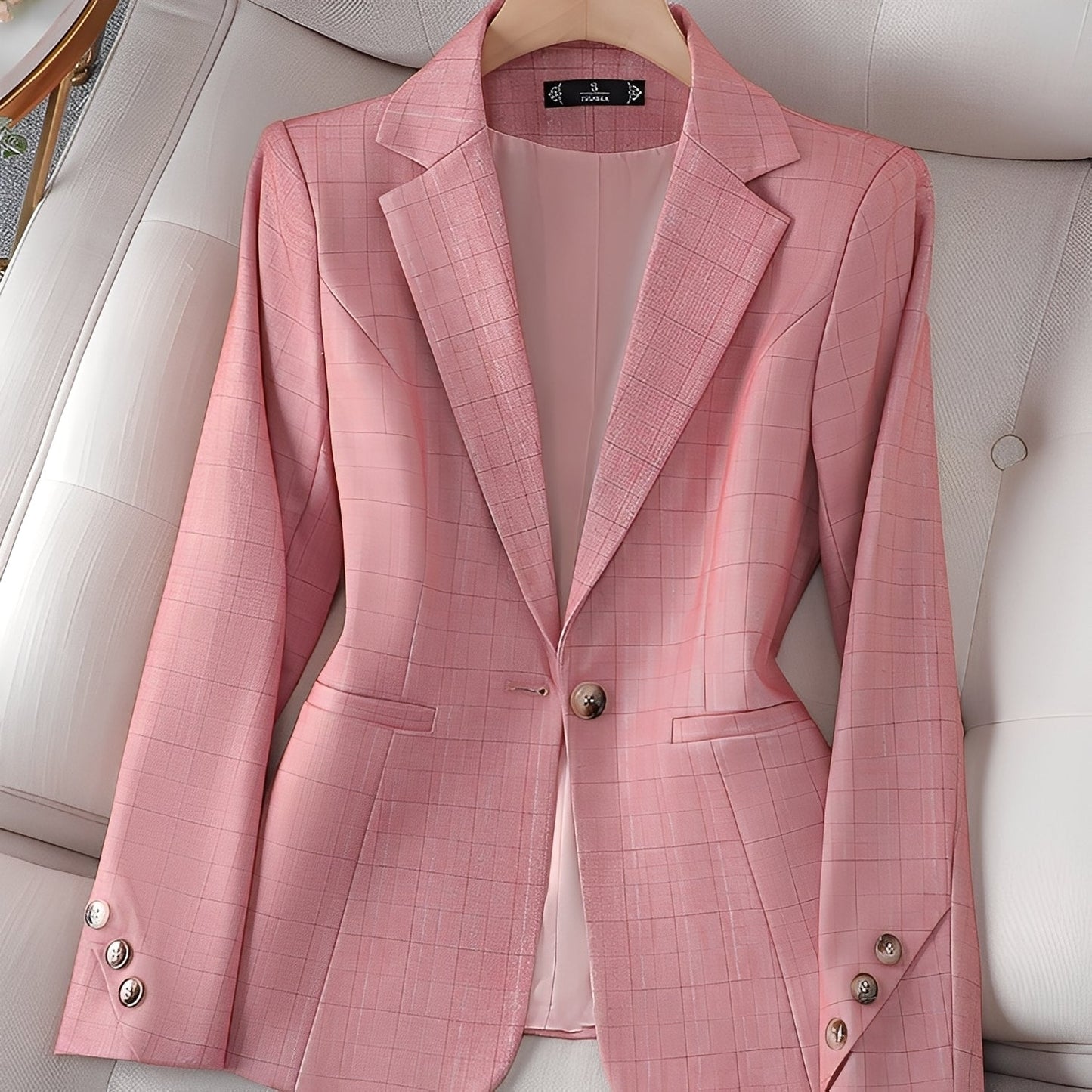 Claudia - Damenblazer mit elegantem Karomuster