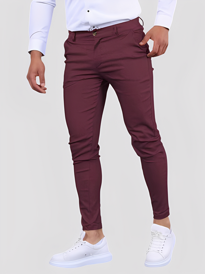 Shelton - Pantalon homme confortable et extensible avec coupe slim