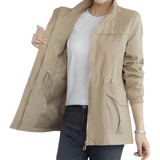 Gwenda - Schicke Damenjacke mit verstellbarer Taille