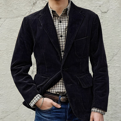 Dalton - Veste en laine confortable avec poches pour hommes