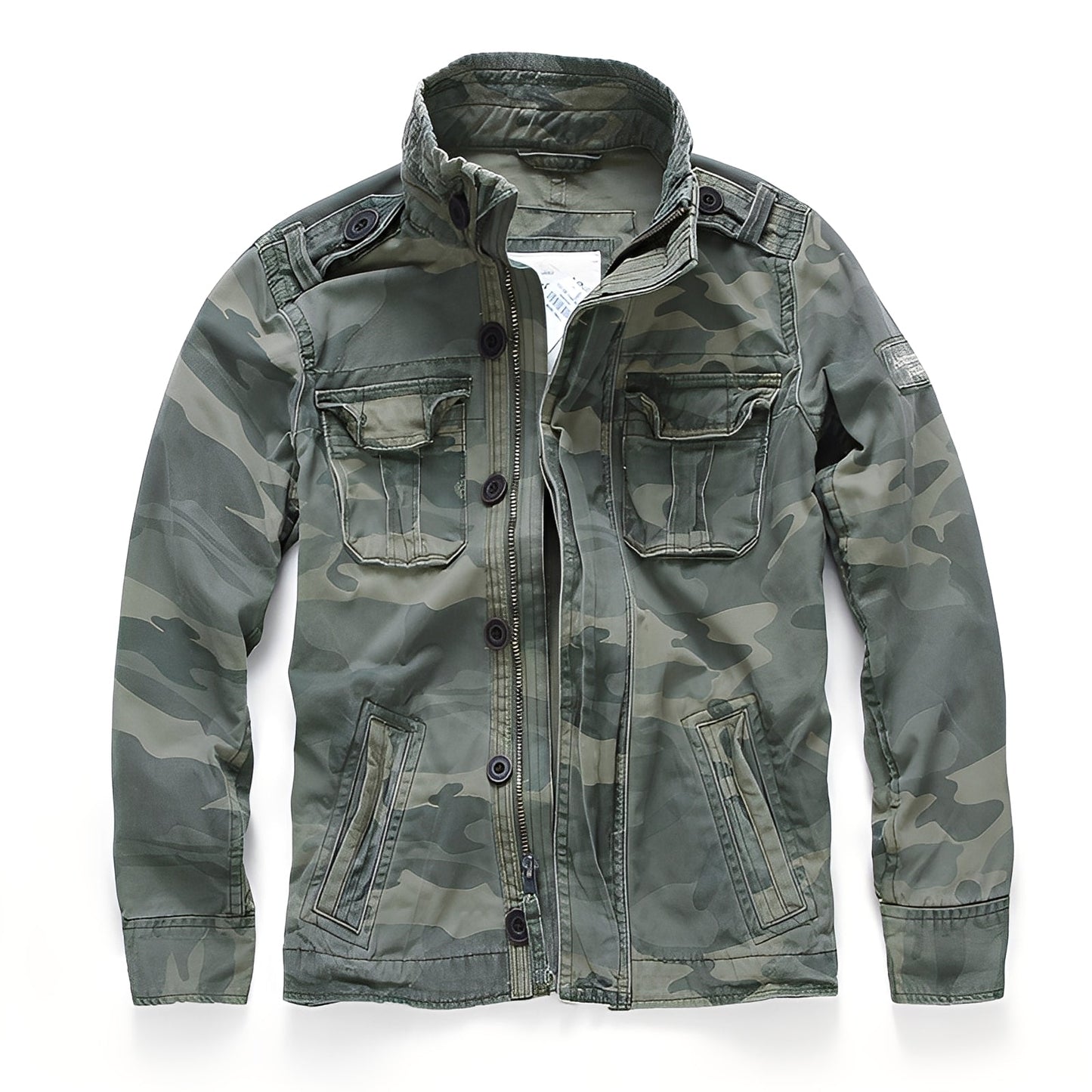 Trenton - Veste en jean classique pour homme avec poches