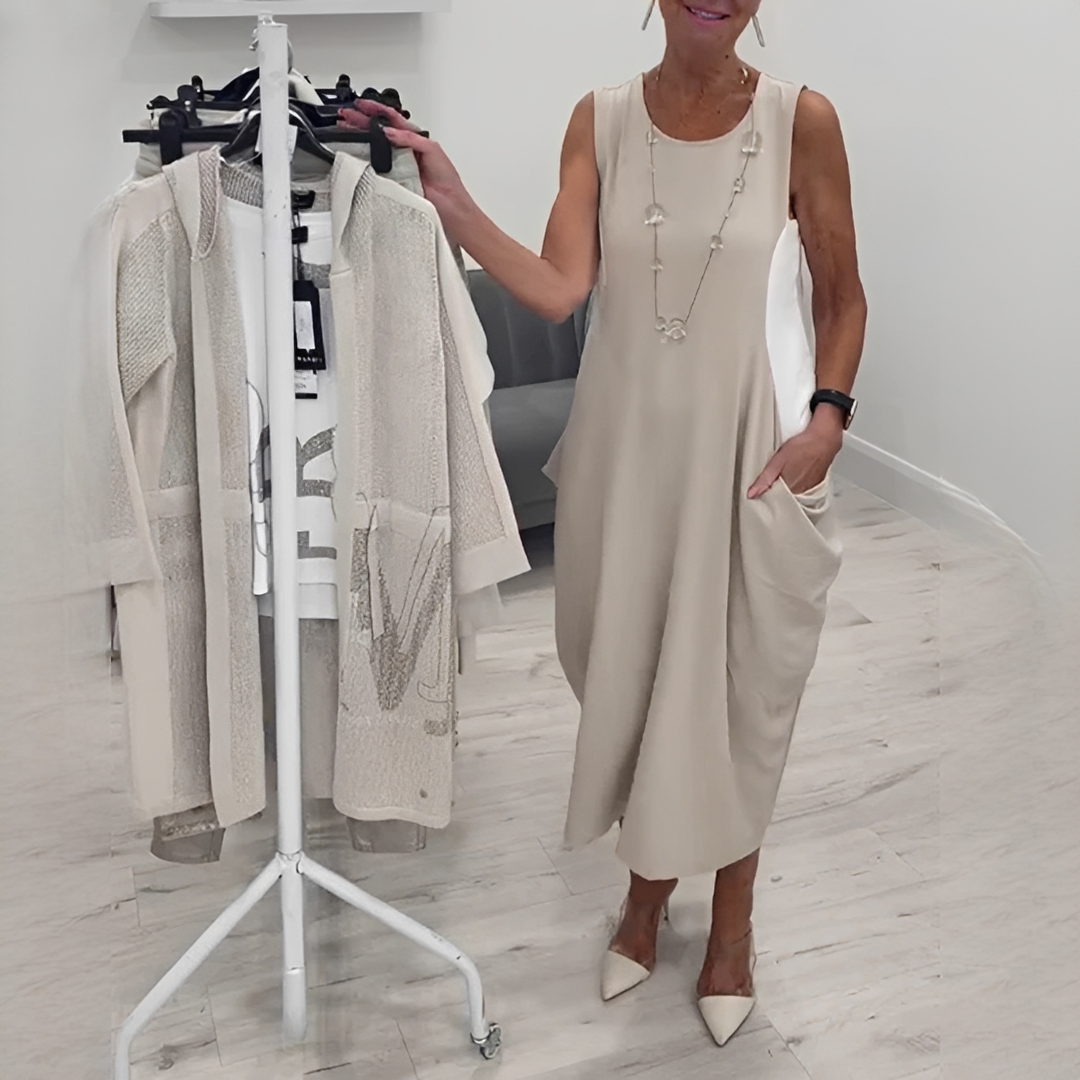 Dinna - Lockersitzendes und bequemes Damenkleid