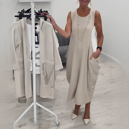 Dinna - Lockersitzendes und bequemes Damenkleid