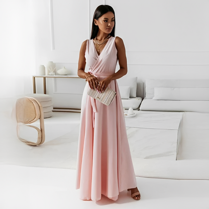 Quiana - Schickes Damenkleid mit V-Ausschnitt