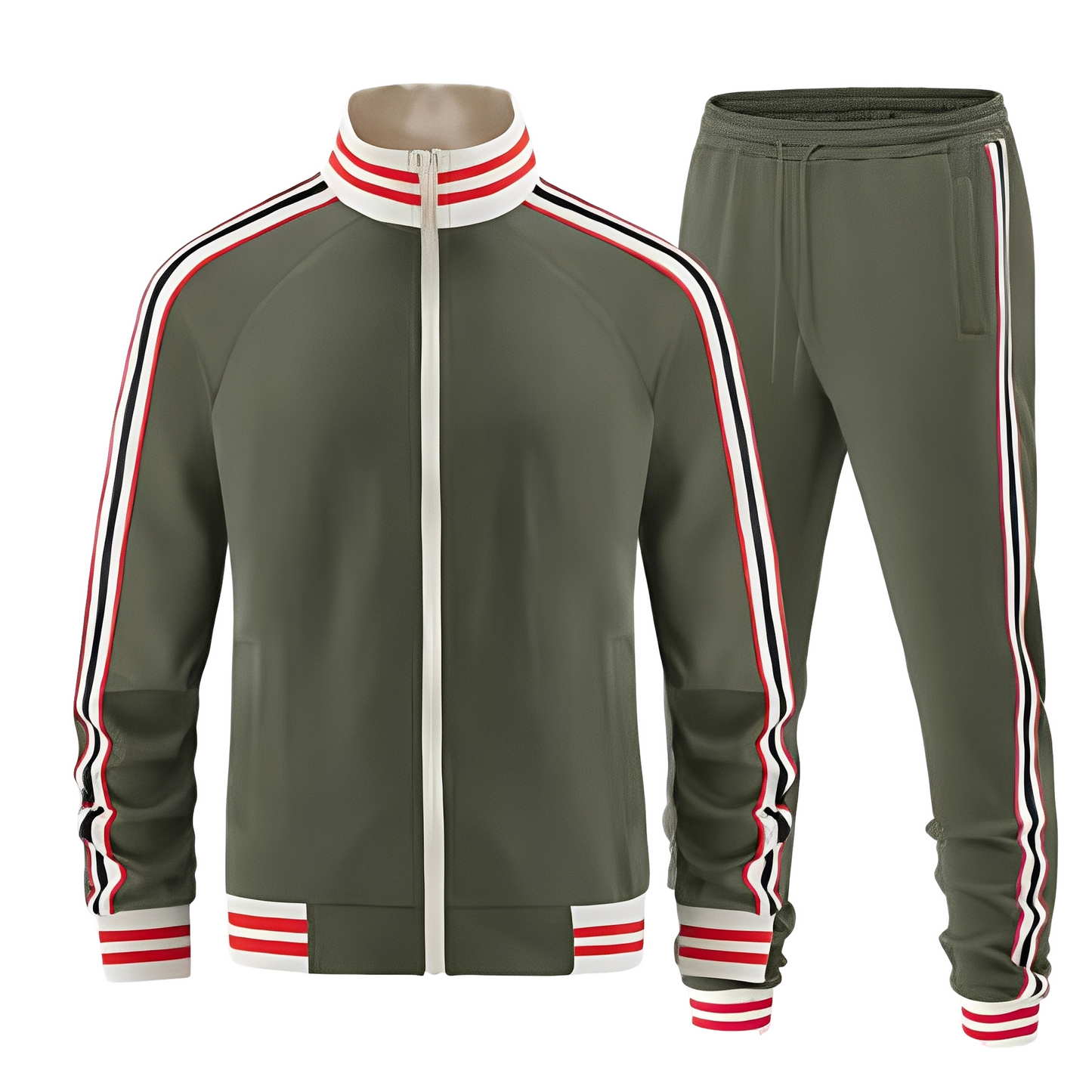 Cullen - Ensemble de sport élégant rayé pour hommes