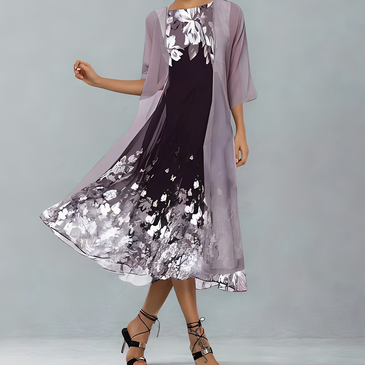 Jeizel - Zweiteiliges Damen-Set mit Blumenmuster