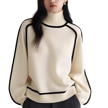 Hadyn - Elegancki kaszmirowy sweter damski