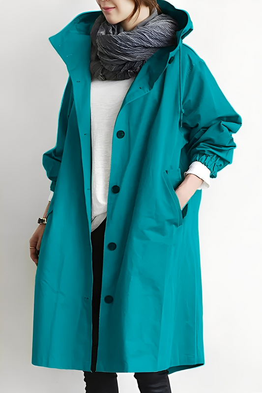 Evy - Manteau de pluie élégant et mince pour femme