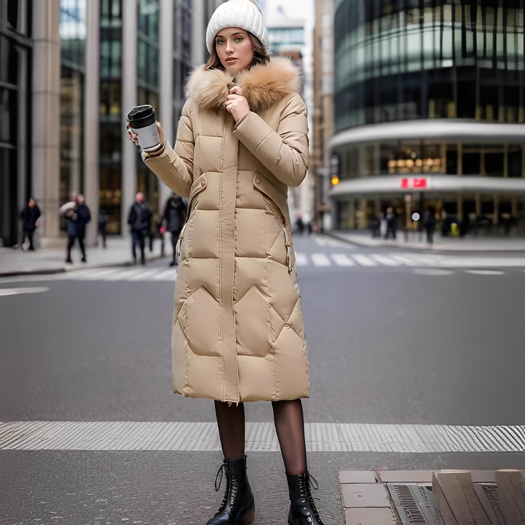 Marcellette - dámský zimní kabát s kapucí