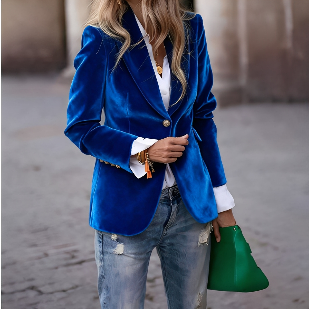 Lyliane - Klassische, lässige Damen-Knopfjacke