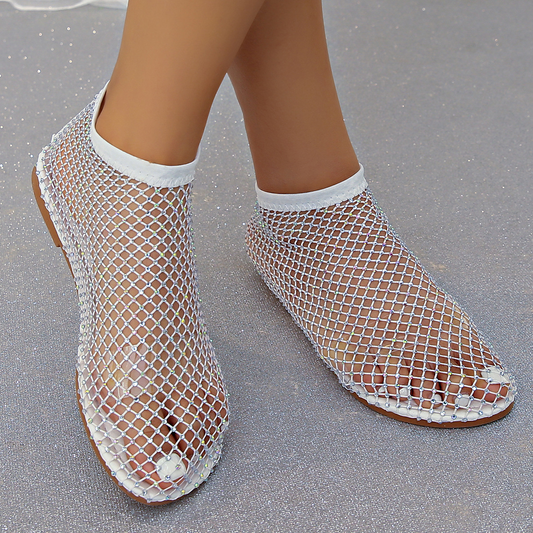 Darly - Damen Sandalen mit Strass und offenem Design