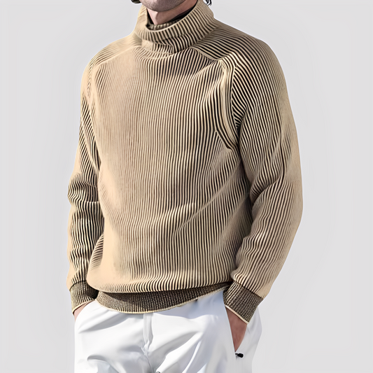 Chadwick - Eleganter, warmer Rollkragenpullover für Herren aus Wolle