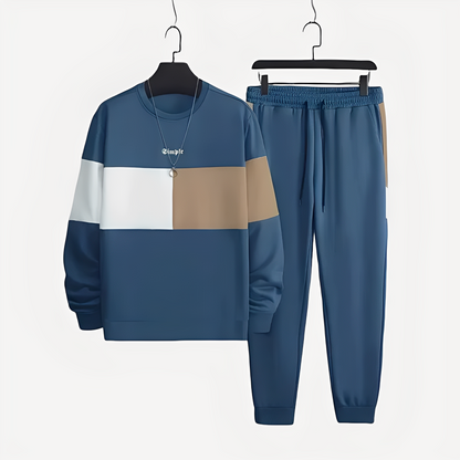 Charlton - Stylish sports set for men with color block design