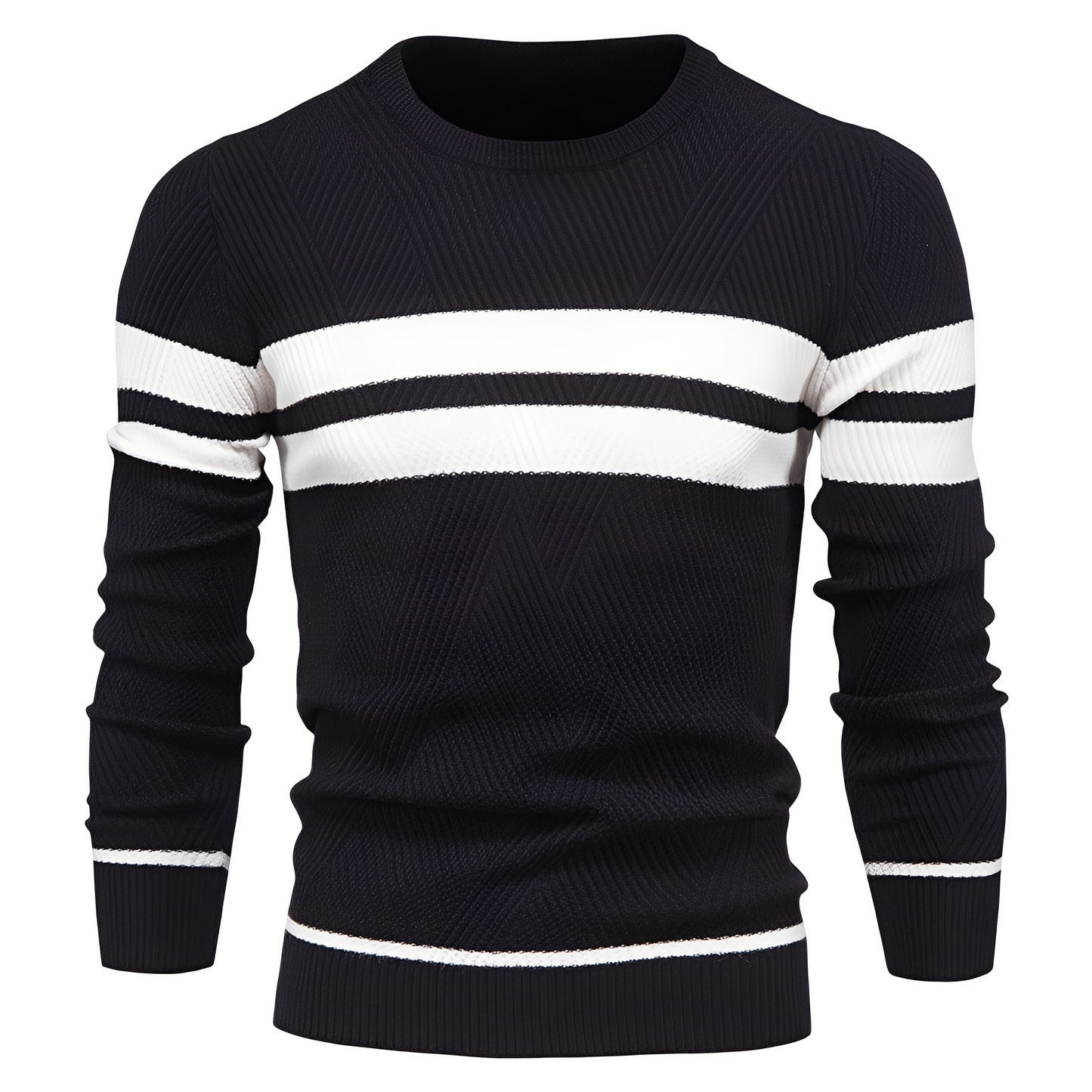 Anthony - Modern men's sweater with crew neck