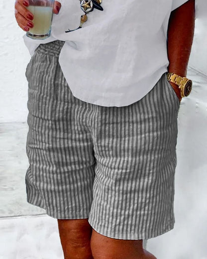 Élise – Gestreifte Shorts