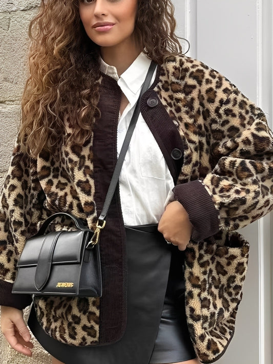 Emelia - Modische, große, warme Jacke für Damen