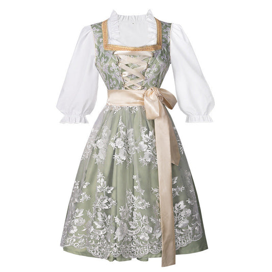 Ashlie - Traditionelles Oktoberfest-Kostüm für Damen mit Schlitz