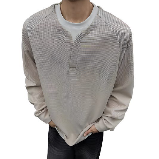 Dayton - Elegant, modern men's waffle sweater