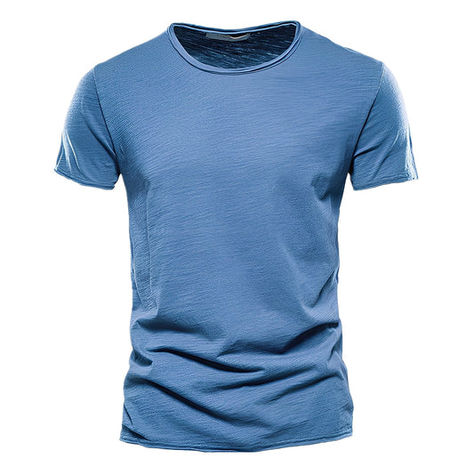Roderick - Bequemes Männer-T-Shirt aus Baumwolle mit kurzen Ärmeln