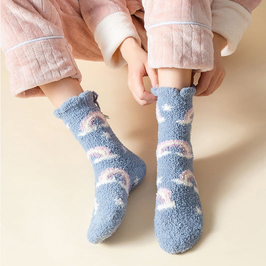 Ramona - Elegante, warme Damen-Fleece-Wintersocken