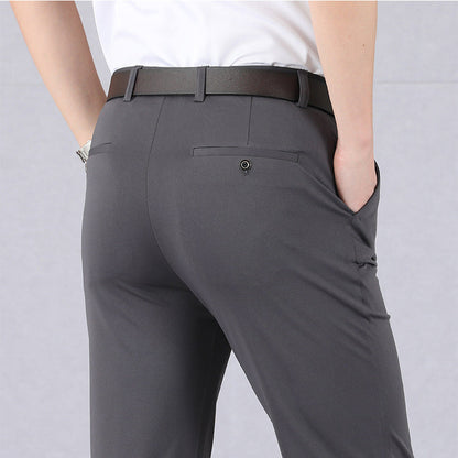 Beckett - Pantalon de costume confortable et extensible pour hommes