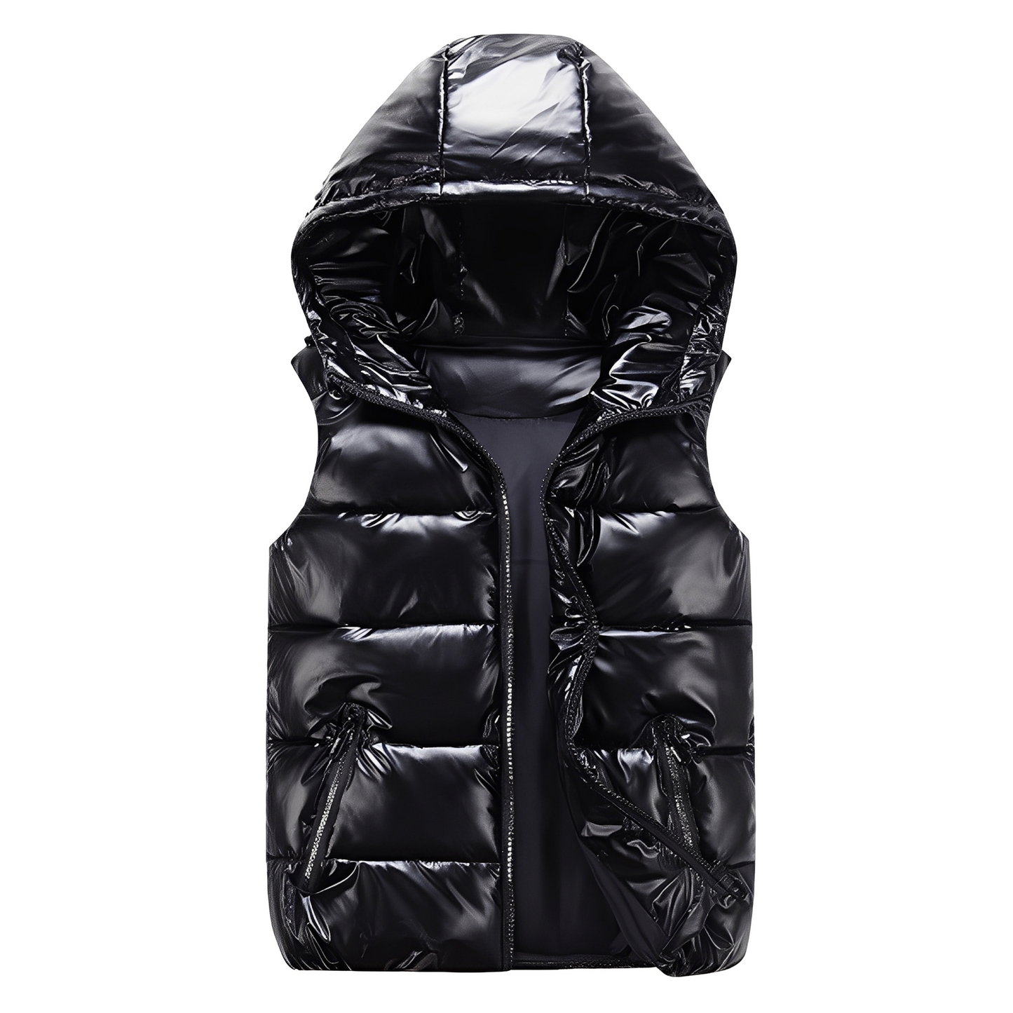 Jayde - Chaleco con capucha para mujer, moderno y cálido