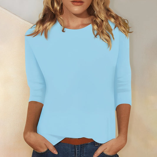 Louisa - Lockeres, schlichtes Langarmshirt für Damen