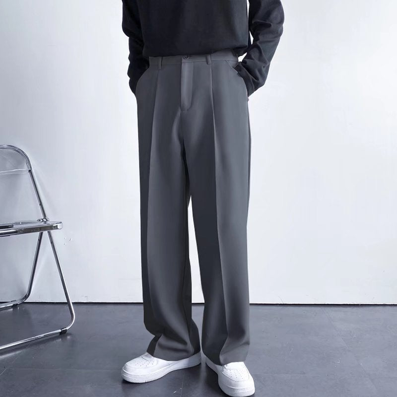 Caleb - Schicke, locker geschnittene, gerade Herrenhose