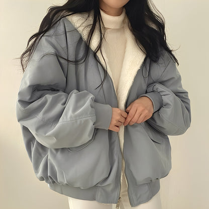 Jasmine - Cappotto da donna moderno, spesso e ampio