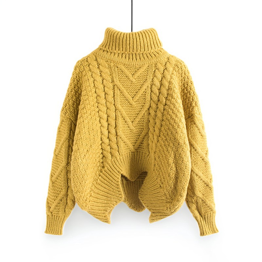Catrina - Bequemer, warmer Rollkragenpullover für Damen