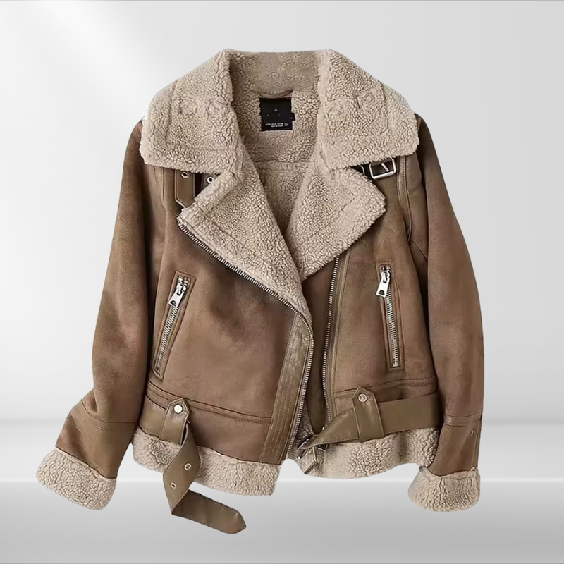 Madeleine – damska kurtka bomber Sherpa
