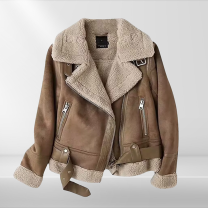 Madeleine – damska kurtka bomber Sherpa