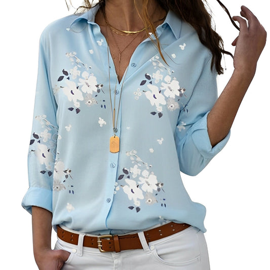 Tiffiny - Damenbluse mit Blumenmuster